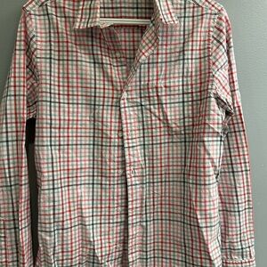 Plaid Button-Up Shirt